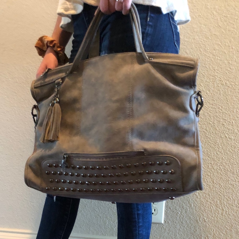Cute grey purse